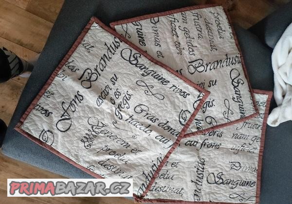 3x povlak na polštář 40x40cm pošta zdarma