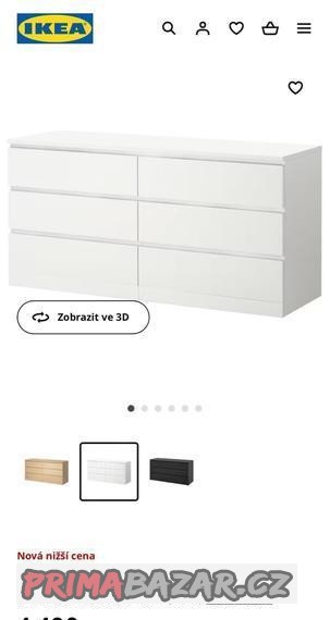 malm-komoda-se-6-zasuvkami-bila-160x78-cm