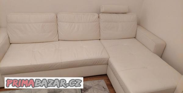 bila-kozena-rohova-rozkladaci-sedaci-souprava