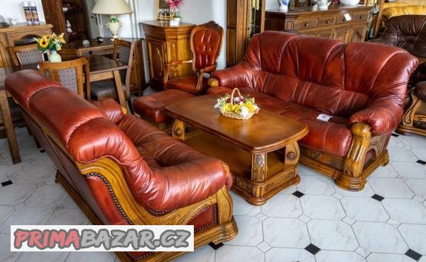 Prodam Rustikalni Koženou Sedačku