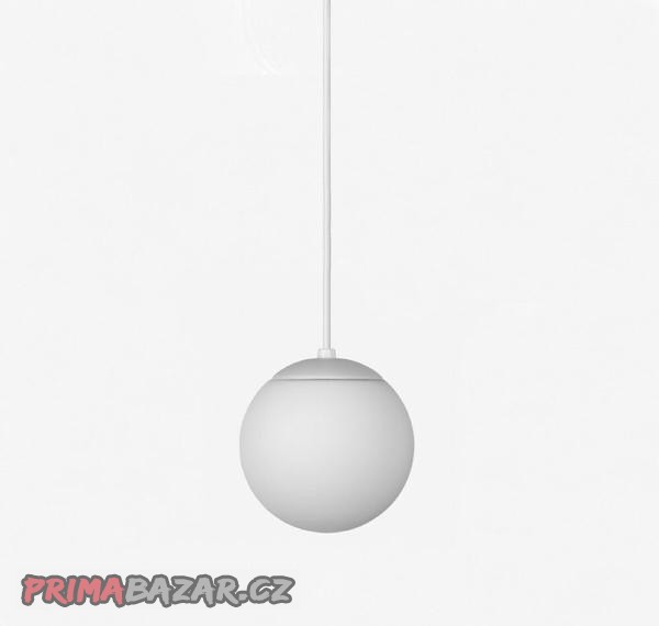 LUCIS závěsné svítidlo ALFA 1x48W G9 sklo černá opál 6x