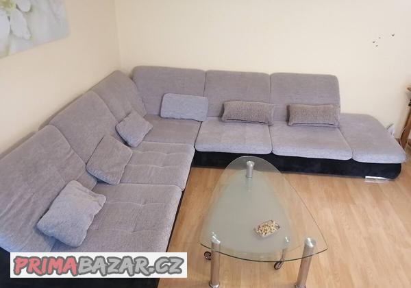 Velkou kvalitní rohovou sedačku v Top stavu