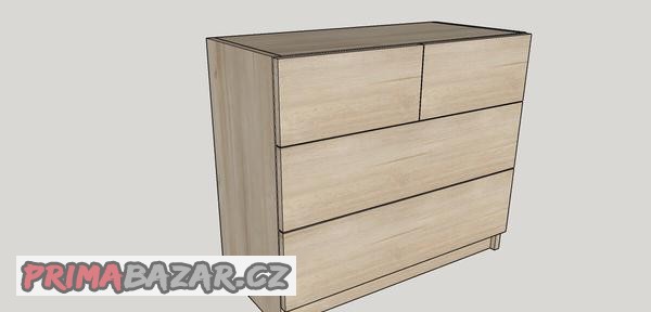 Komoda 5x zásuvka NOVÁ