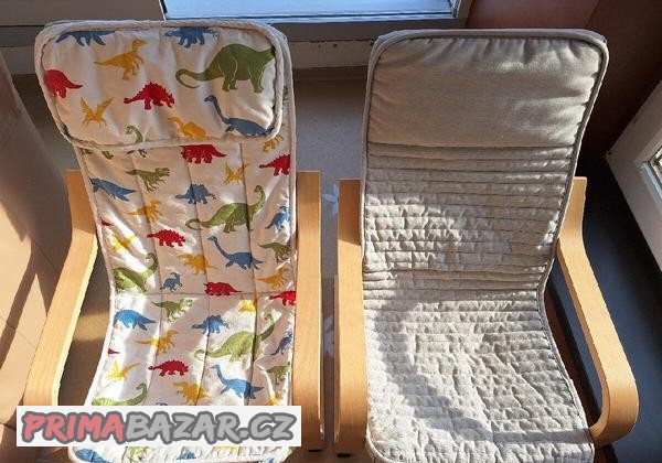 dve-detska-kresla-poang-ikea