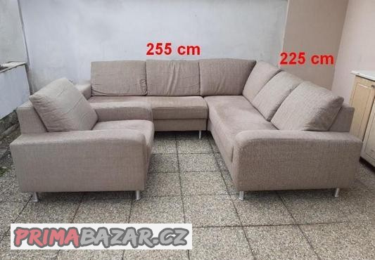 sedačka-sedací souprava pravá kůže