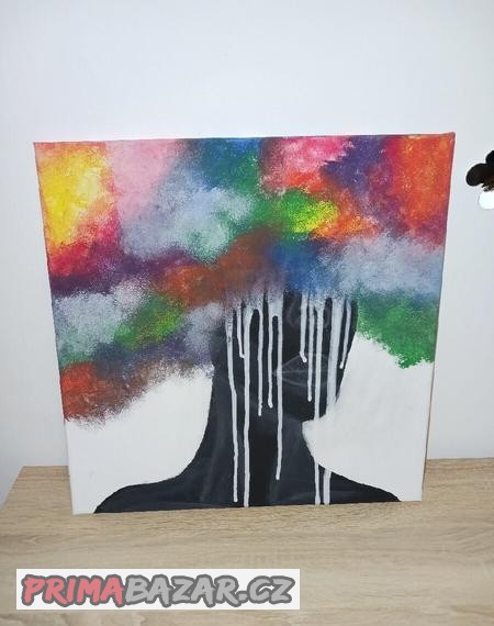 Obraz malba na plátně 40 x 40 cm