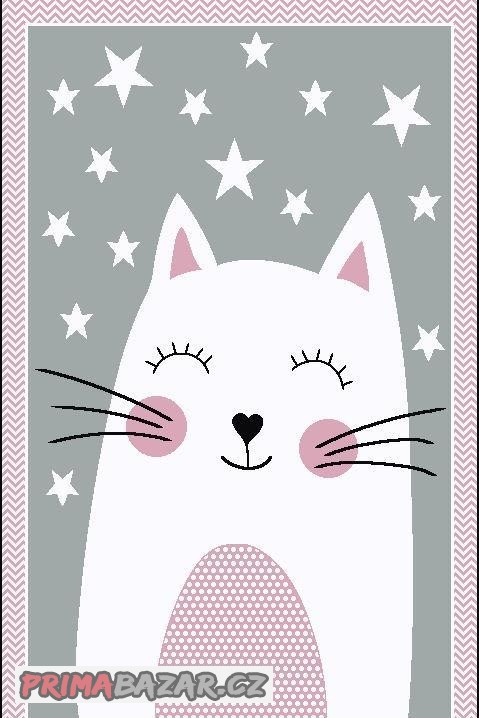 detsky-koberec-kiddo-f0132-pink-s-kocickou