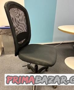 Židle - pracovní - černá, Flintan