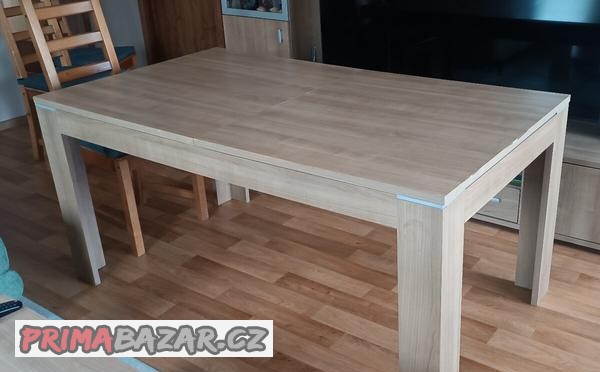 Rozkládací stůl 160x90 + židle