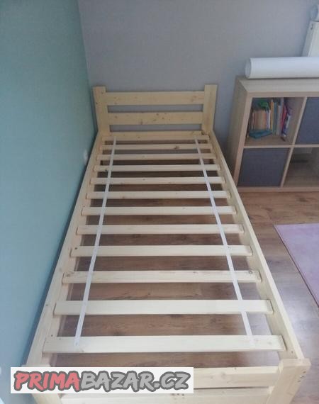 drevena-postel-90x200-borovice-jednoluzkova-ram