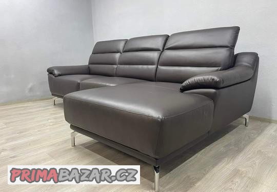 Sedací souprava L, polohovací opěrky hlavy