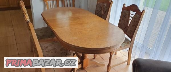 stul-jidelni-ovalny-rozkladaci-vcetne-4-zidli
