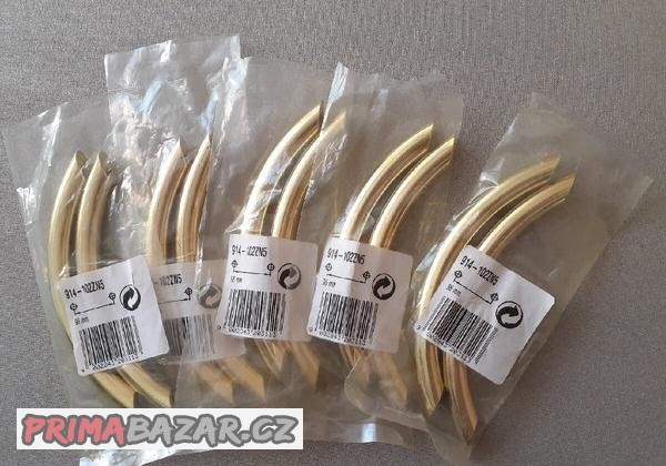 Zlaté úchytky 10ks