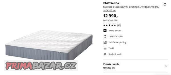 ikea-v-gstranda-180x200cm-matrace-praha