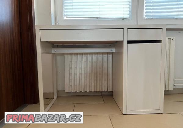 detsky-psaci-stul-ikea-micke-barva-bila