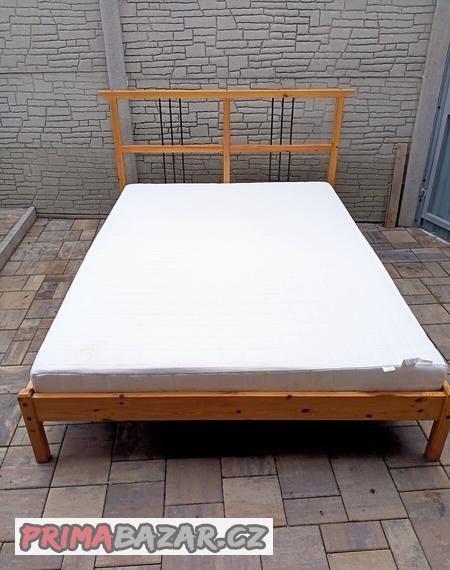 prodam-manzelskou-postel-ikea-140cm-x-200cm
