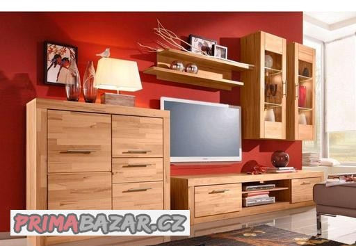 Obývací stěna Stefi - Jádrový buk masiv Germany