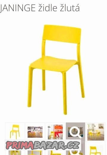 koupim-tuto-zidli-ikea-janinge-zluta