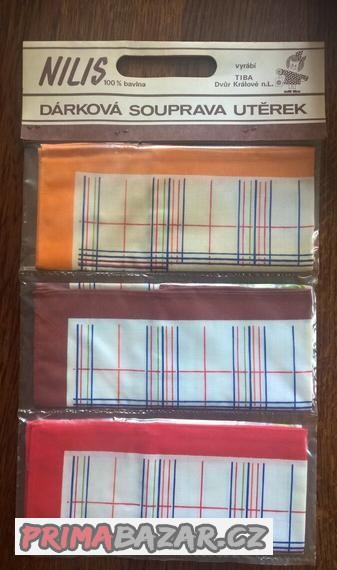 Nerozbalené kuchyňské utěrky z 80. let