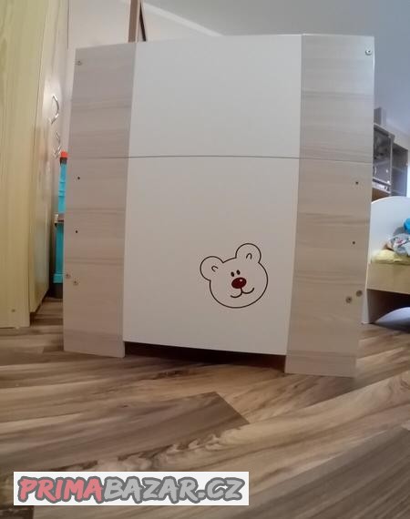 detska-drevena-postylka-matrace