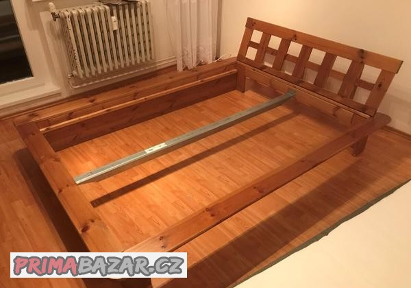 drevena-postel-140x200cm-vcetne-matrace-rostu