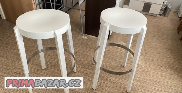 dřevěné barové židle 2 ks