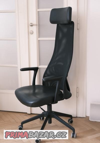 Kancelářská židle JÄRVFJÄLLET (IKEA) v kůži 2x