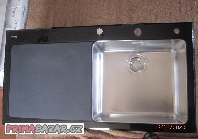 Drez FRANKE PUV 611-100-3 nerez sklo