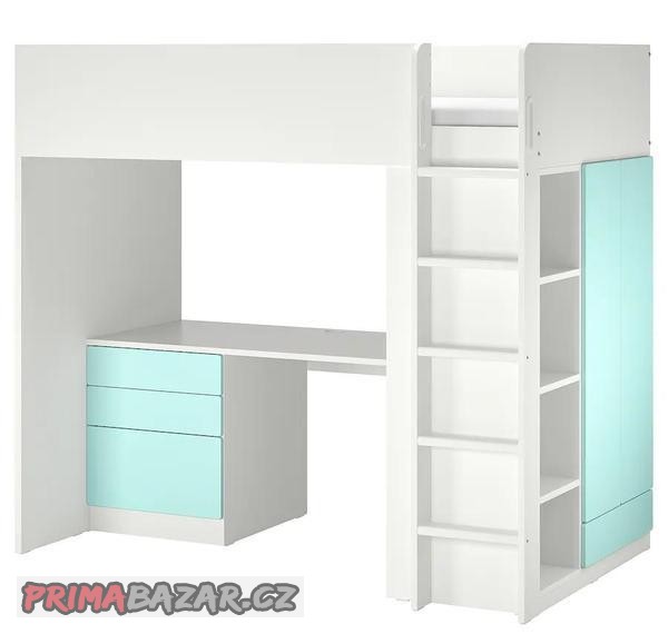 prodam-detskou-palandu-patrova-postel-se-skrini-a-stolkem