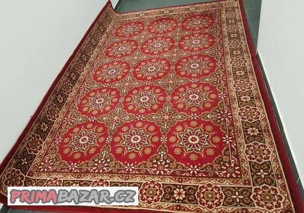 starý mongolský koberec 1966, jemně tkaný 300x200