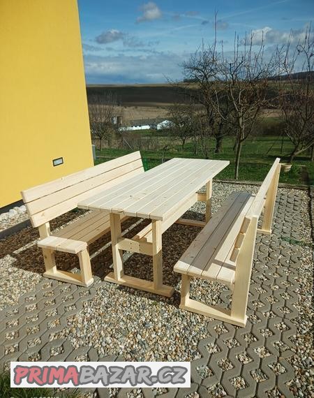 Zahradní posezení, nábytek, lavice