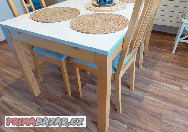 rozkladaci-stul-ikea-plus-4-zidle