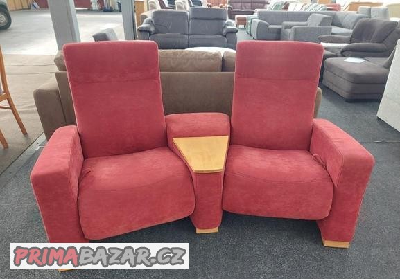 LUXUSNÍ GAUČ KINO TV SEDÁKY -  HIMOLLA®- TOP STAV.