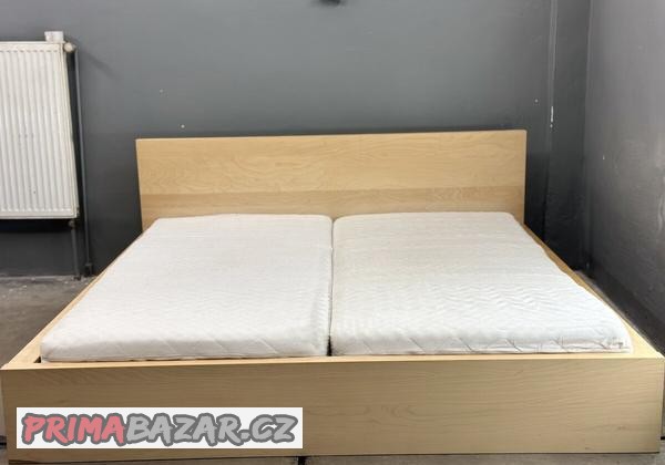 postel-ikea-malm-180-200-nizka-s-matraci
