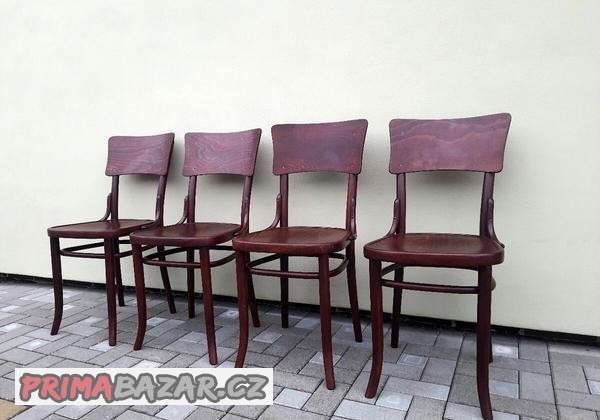 Luxusní židle THONET po renovaci 4ks