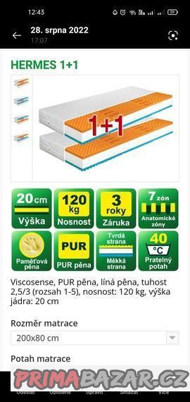 matrace-hermes-90-x-200