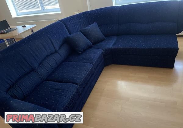 pohovka-gauc-sedacka-modra-kreslo-zdarma