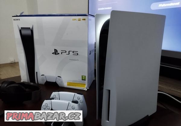 Playstation 5 s mechanikou + příslušenství