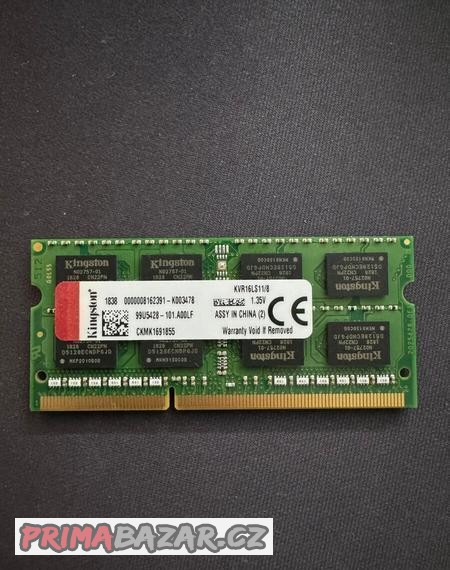 Kingston SO-DIMM 8GB 1600MHz DDR3L CL11 1.35V