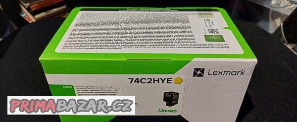 toner-lexmark-74c2hye-original