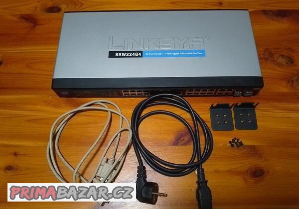 linksys-srw224g4-4x-gbps-24x-10-100mbps-switch
