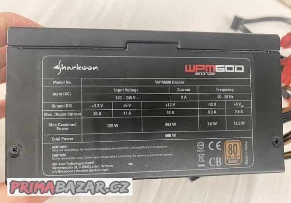 sharkoon-wpm-600-bronze-plus