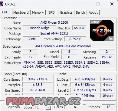 Herní/Office PC Ryzen 5 16gb RAM, GTX 1060 6gb