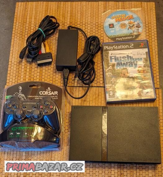 PlayStation 2 - PS2 - komplet a 2 dětské hry