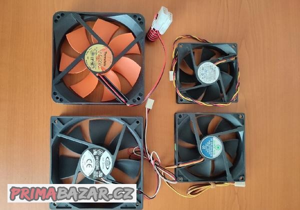 Ventilátory 80, 90 a 120 mm 12V - NOVÉ