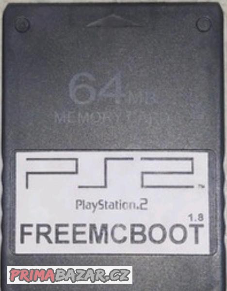 PS2 64mb FMCB karta pro PlayStation 2