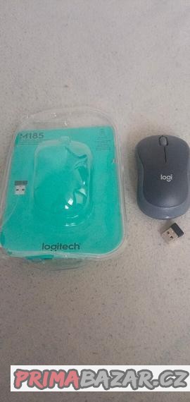 bezdratova-mys-logitech-m185-seda