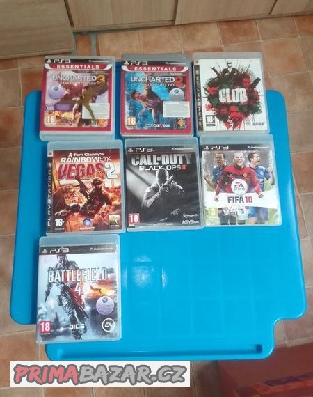Prodám hry na PS 3