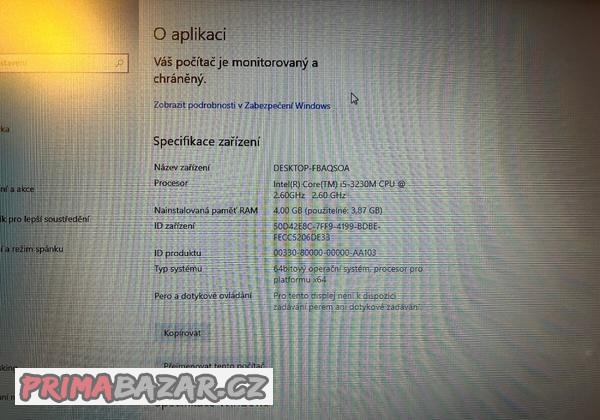 HP Elitebook 8570p I5, 256 SSD Win 10 Pro s dokovací stanicí