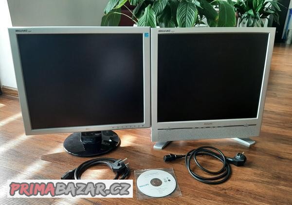 2-x-lcd-monitor-philips-brillance-190-p-s-reproduktory